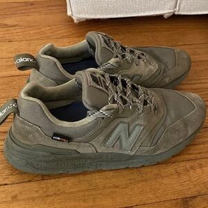 Green new balance shoes